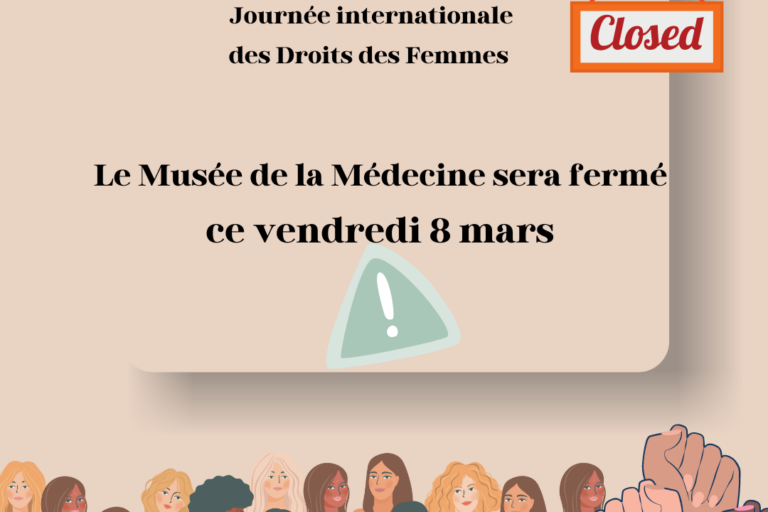 En raison de la manifestation