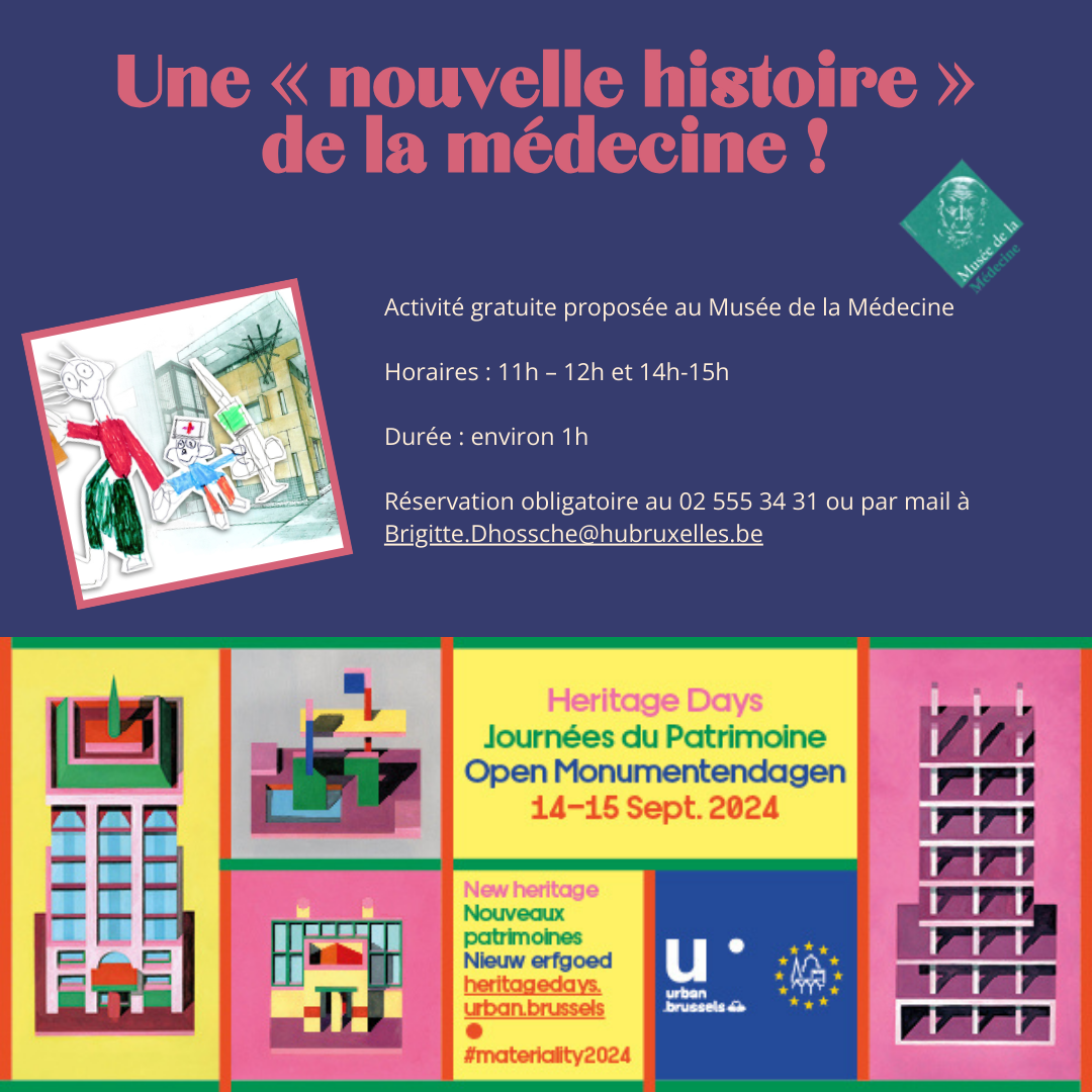 Le Musée de la Médecine organise pour le Heritage Days (1)